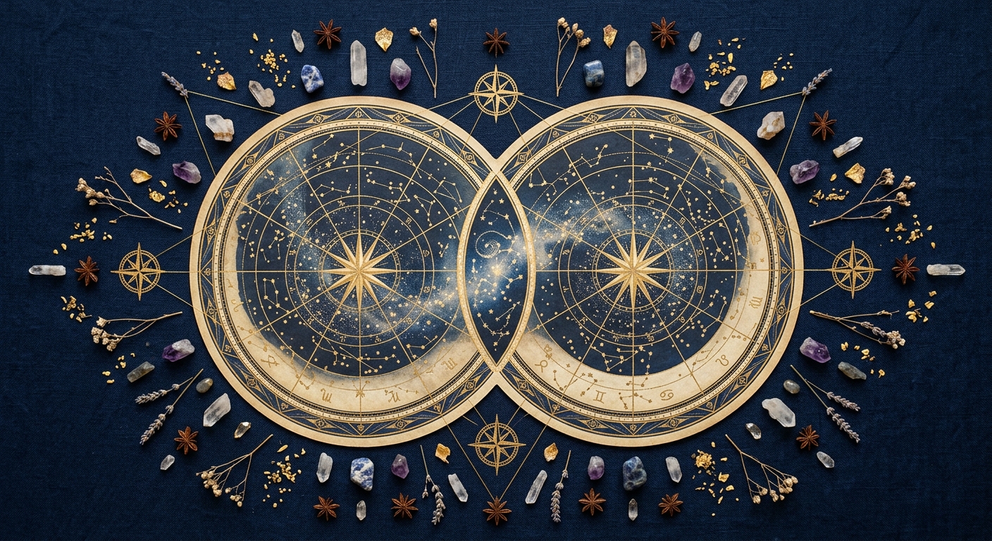 Sinastria Não É Compatibilidade de Signos: 4 Aspectos Entre Mapas Que Realmente Indicam Potencial em um Relacionamento